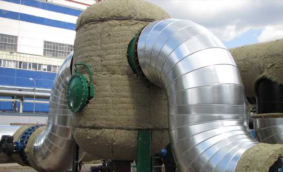 Теплоизоляция промышленного оборудования базальтоволокном